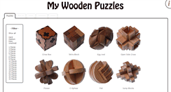 Desktop Screenshot of mywoodenpuzzles.com