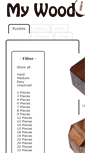 Mobile Screenshot of mywoodenpuzzles.com